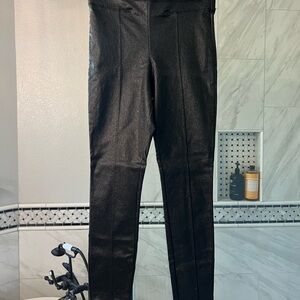 Anna & Ava Metallic Black Leggings